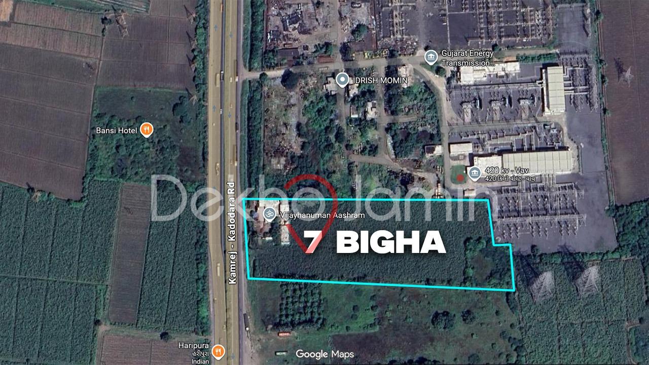 7 Vigha Agriculture Land For Sale In Valthan Kamrej