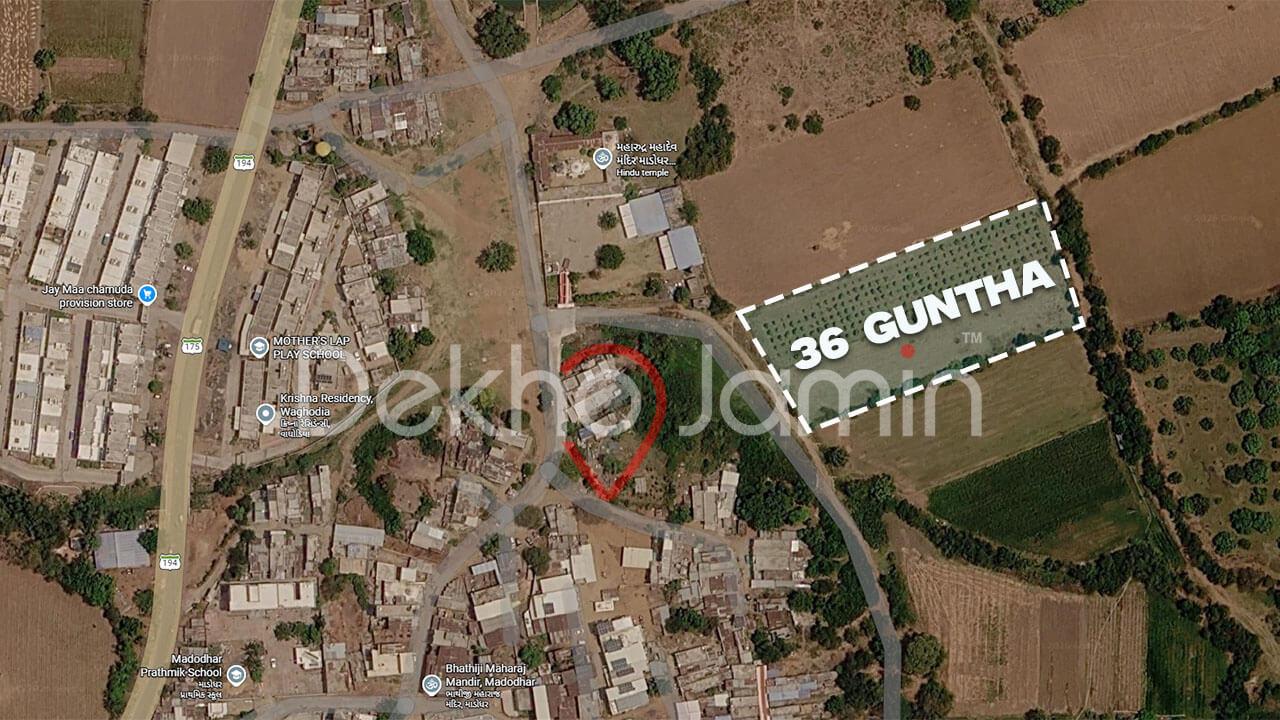 Land for Sale Near Waghodiya
