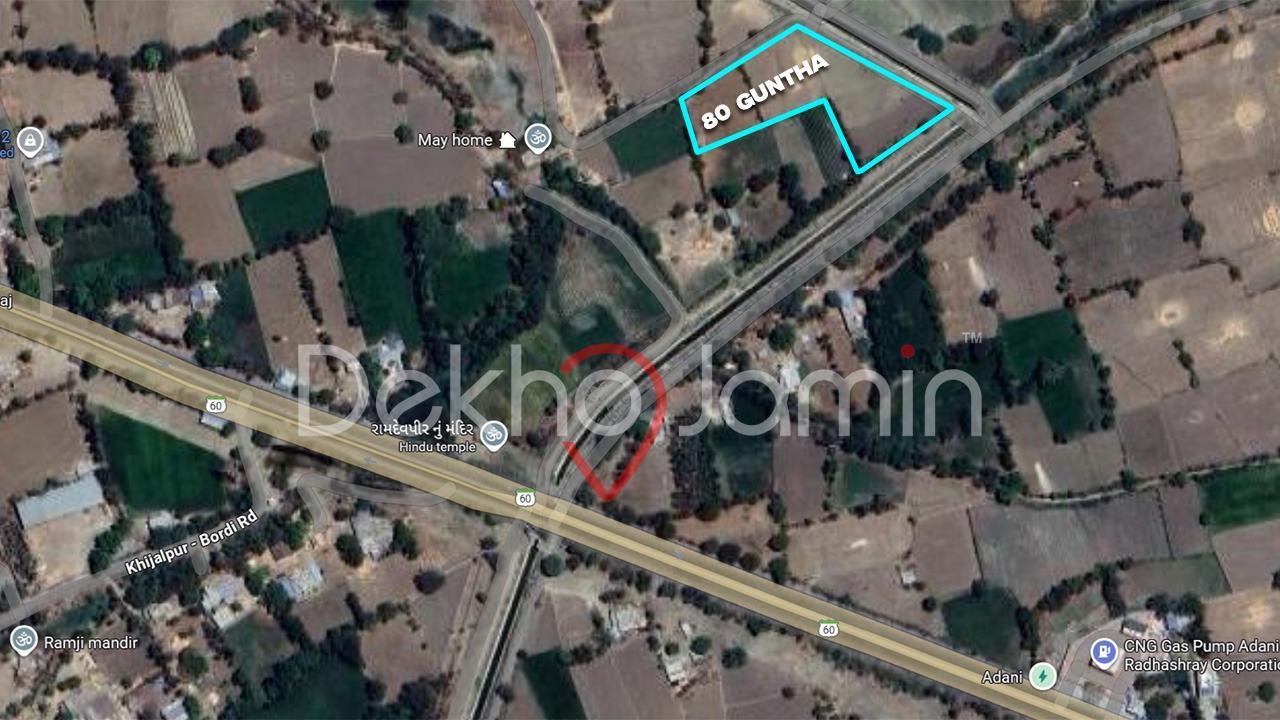 80 Guntha Agriculture Land For Sale In Bordi Thasra