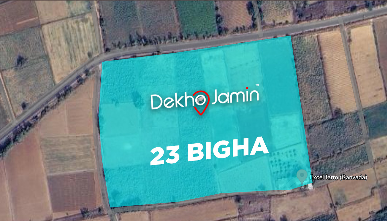 23 Bigha Agriculture Land with Farm House for Sell in Ganvada, Sidhpur Road Touch