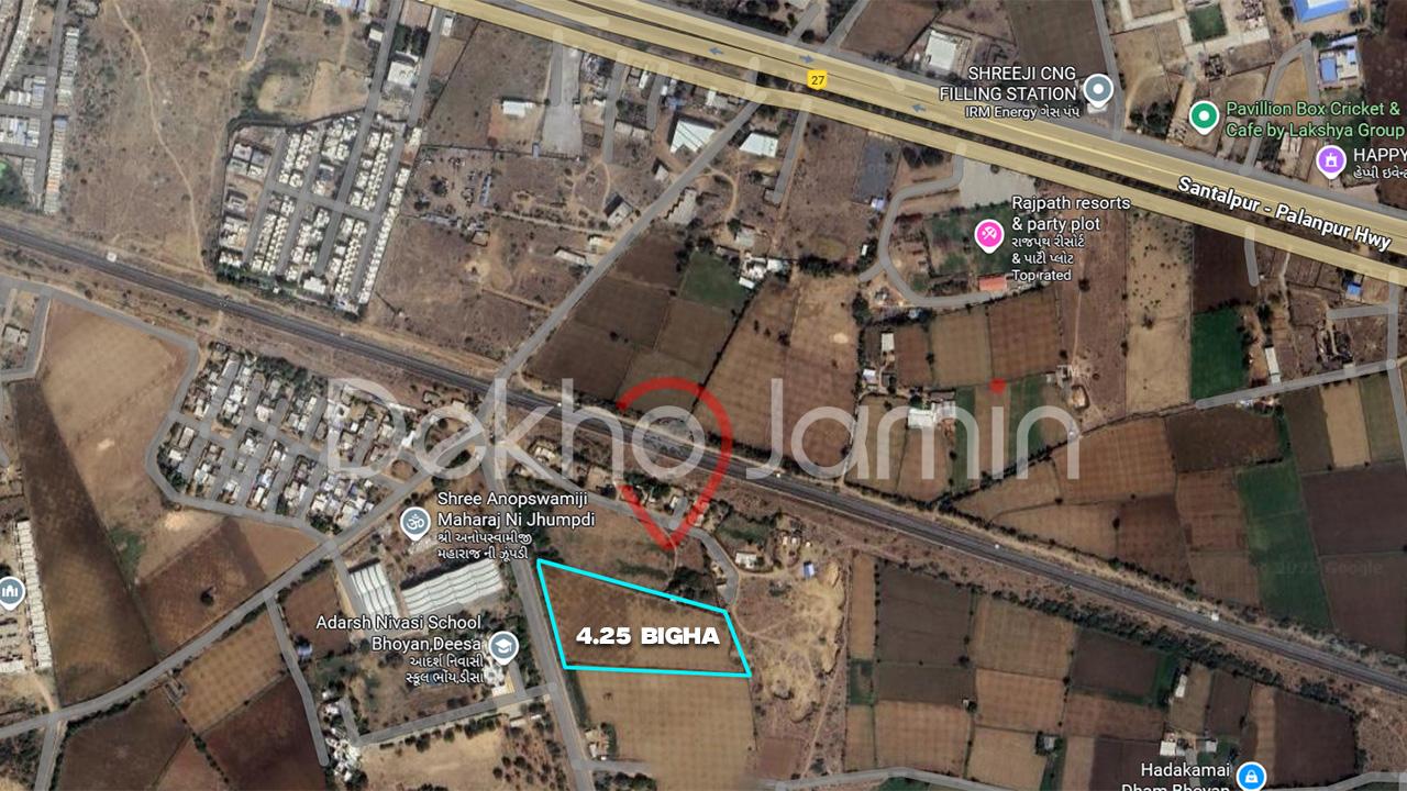 4 Vigha Land Sale Bhoyan Deesa