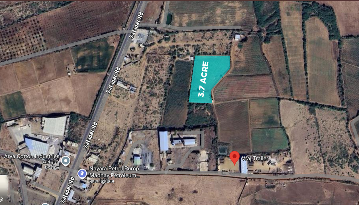 4.7 Acre Agriculture Land for Sale in Satapar Anjar