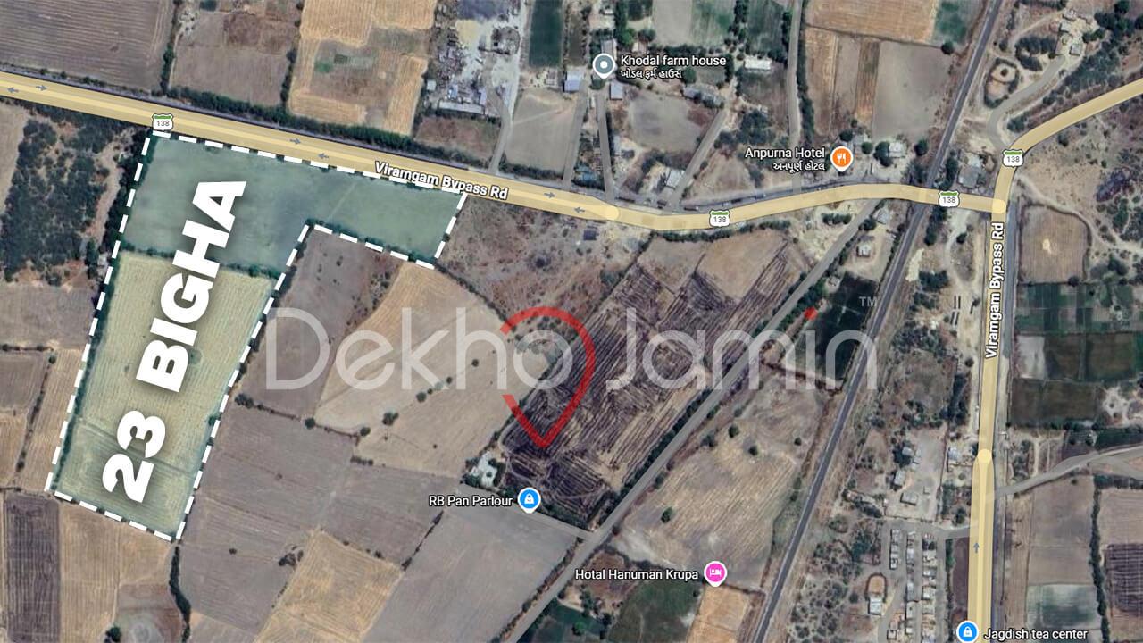 23 Bigha Land Sale in Viramgam