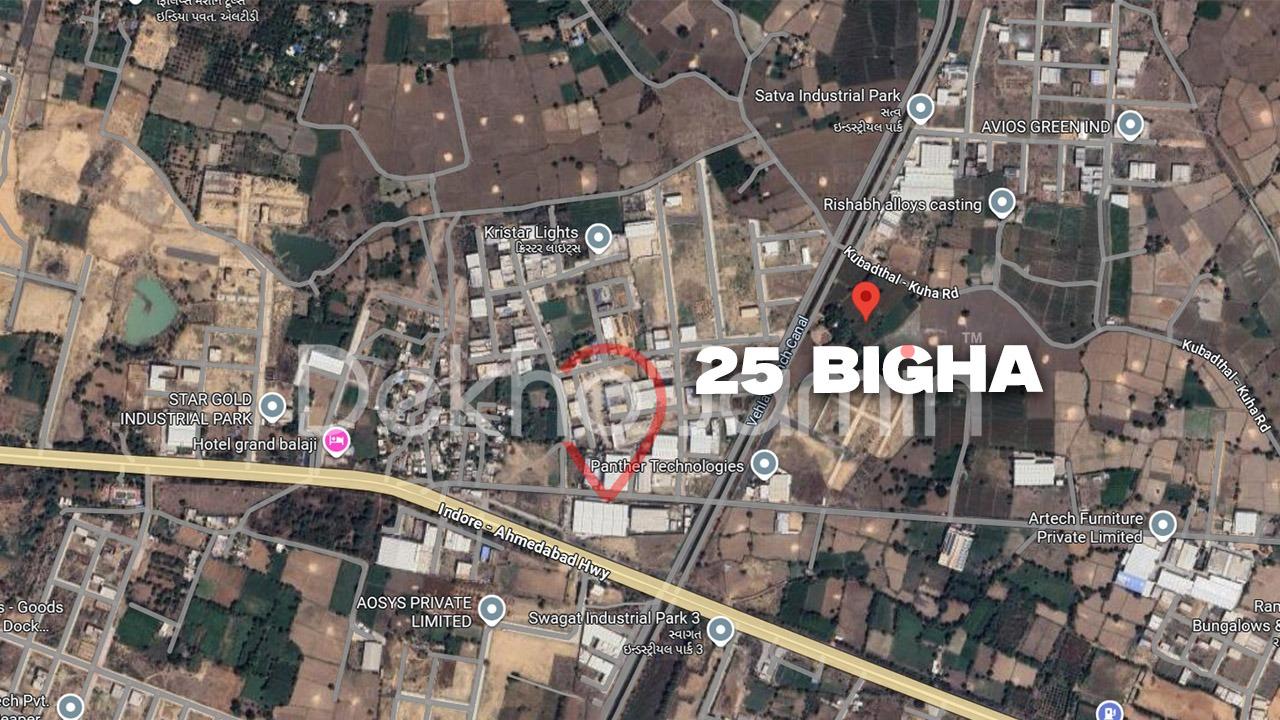 25 Vigha Agriculture Land For Sale In Kuha Daskroi