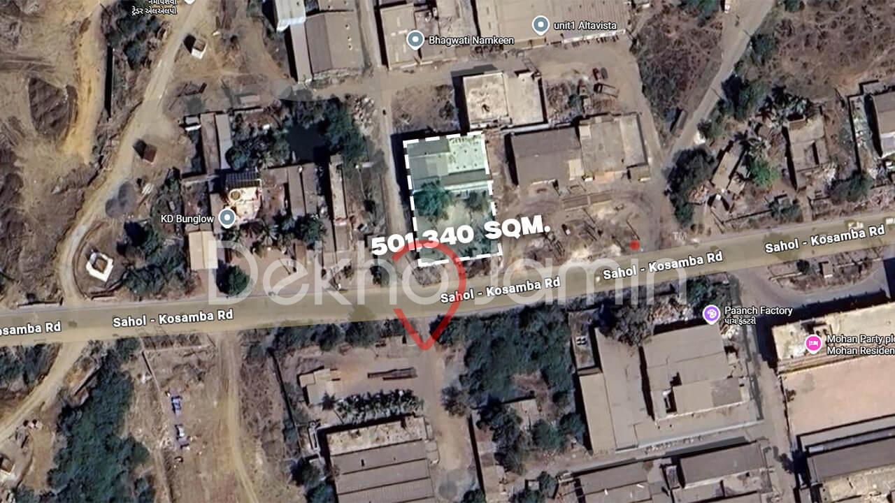 Industrial Plot for Sale in Tarsadi Mangrol